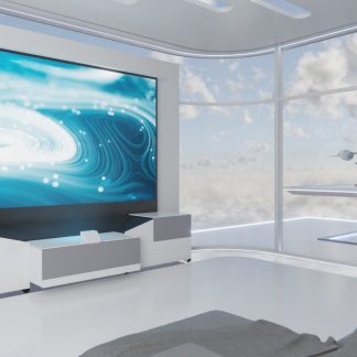 Andromeda ultra short throw projector cabinet