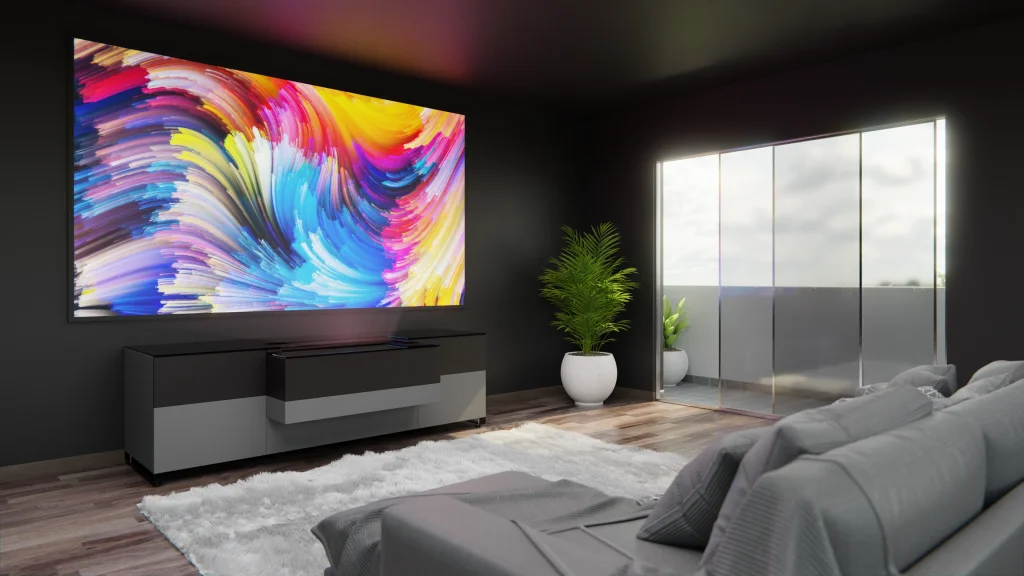 ALR Projector Screen: Perfect Aegis Guide That You Looking For 3 Shop Modern Artemis Wide | Home Cinema | Aegis AV Cabinets