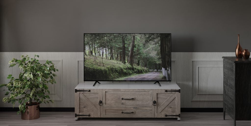 Shop SFC Prometheus Wide : The Ultimate TV Credenza | Aegis AV Cabinets