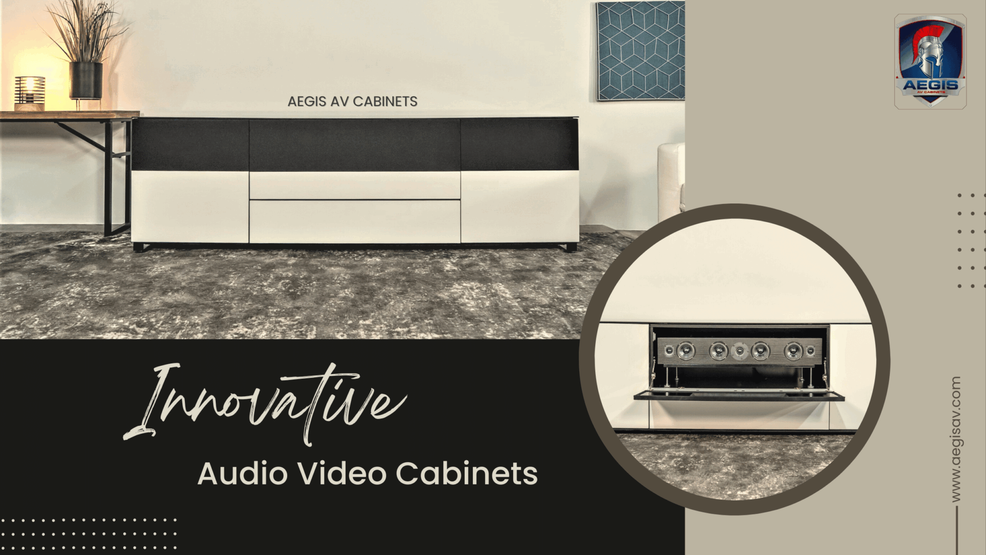 Design Your Perfect Entertainment Setup: Make the Right Choice for Your Space's Audio Video Cabinet 1 Make the Right Choice for Your Space's Audio Video Cabinet : AEGIS AV CABINETS
