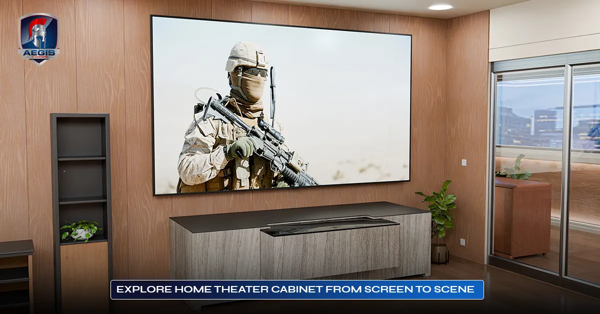 Explore Home Theater Cabinet From Screen To Scene