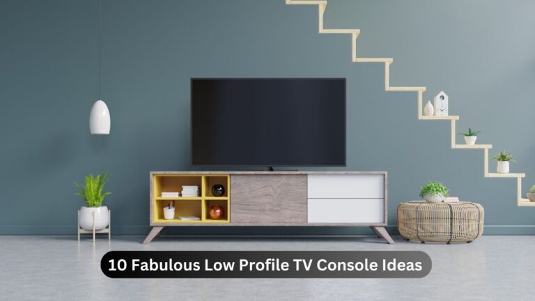 10 Fabulous Low Profile TV Console Ideas For Tiny Living Rooms