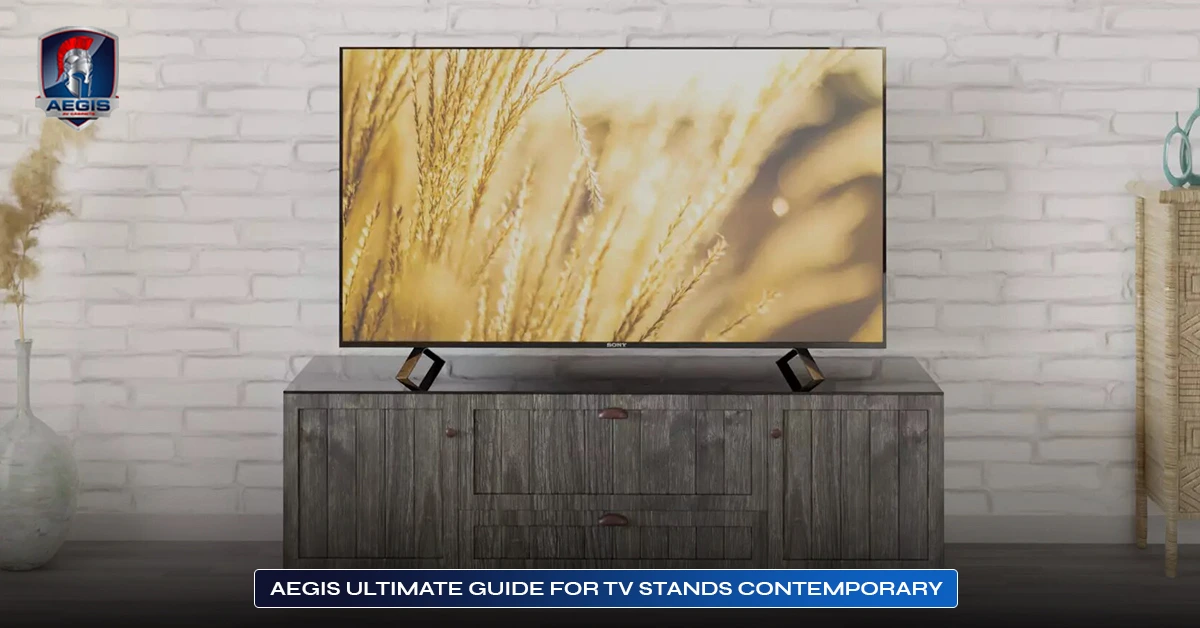 Aegis Presents: The Definitive Guide to TV Stands Contemporary 1 The Definitive Guide to TV Stands Contemporary