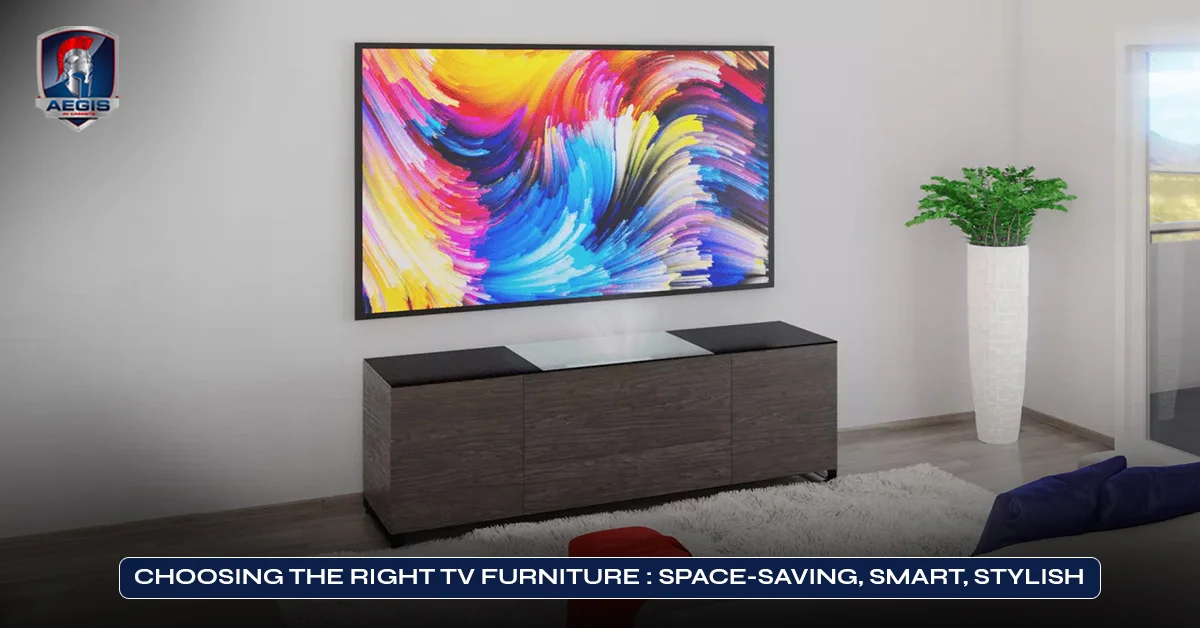 Choosing the Right TV Furniture:  Small Space- Smart Solution