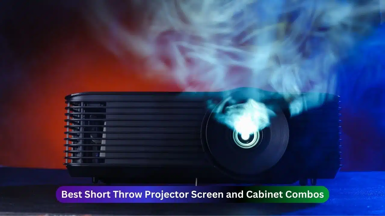 All-Time Best Short Throw Projector Screen and Cabinet Combos 2 Best Short Throw Projector Screen and Cabinet Combos