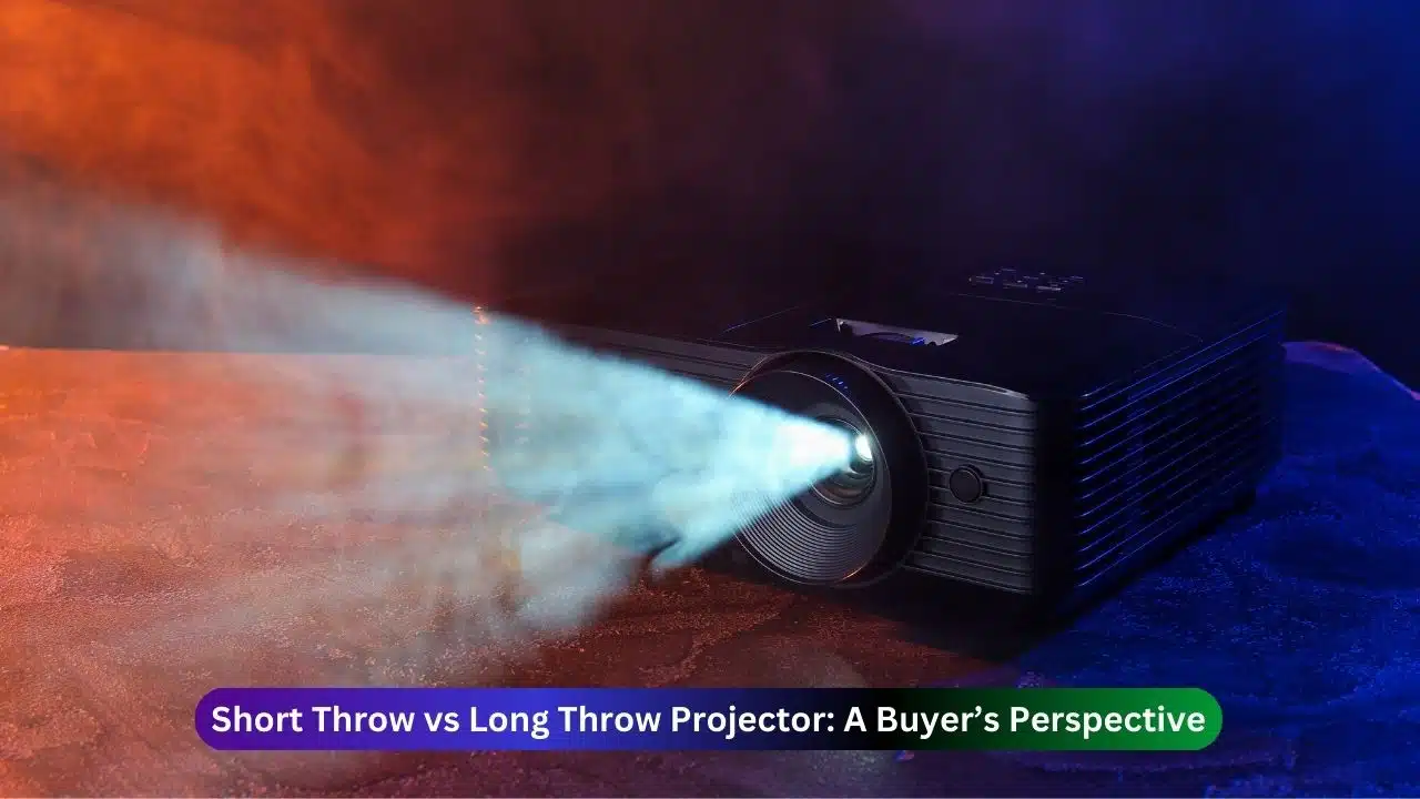 Short Throw vs Long Throw Projector: A Buyer’s Perspective 1 Short Throw vs Long Throw Projector A Buyer’s Perspective