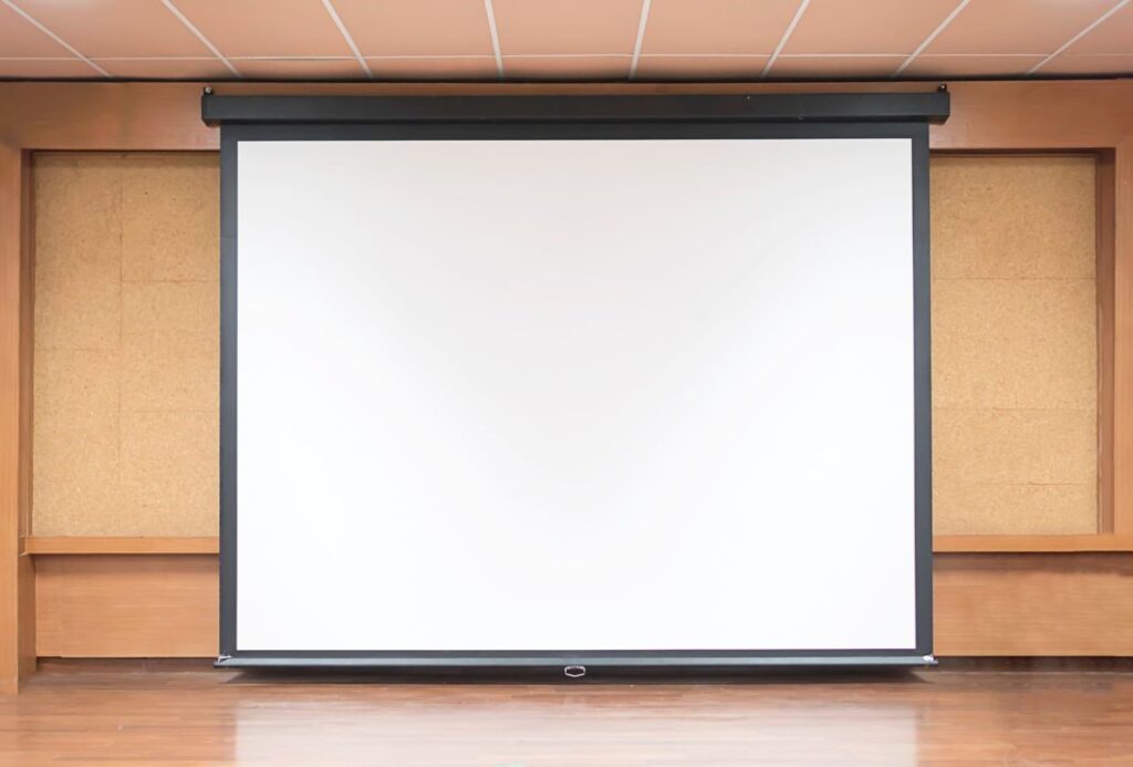 Benefits Of Ceiling Mounted Projector Screen​