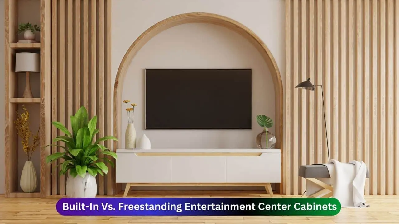 Built-In Vs. Freestanding Entertainment Center Cabinets 1 Built-In Vs. Freestanding Entertainment Center Cabinets