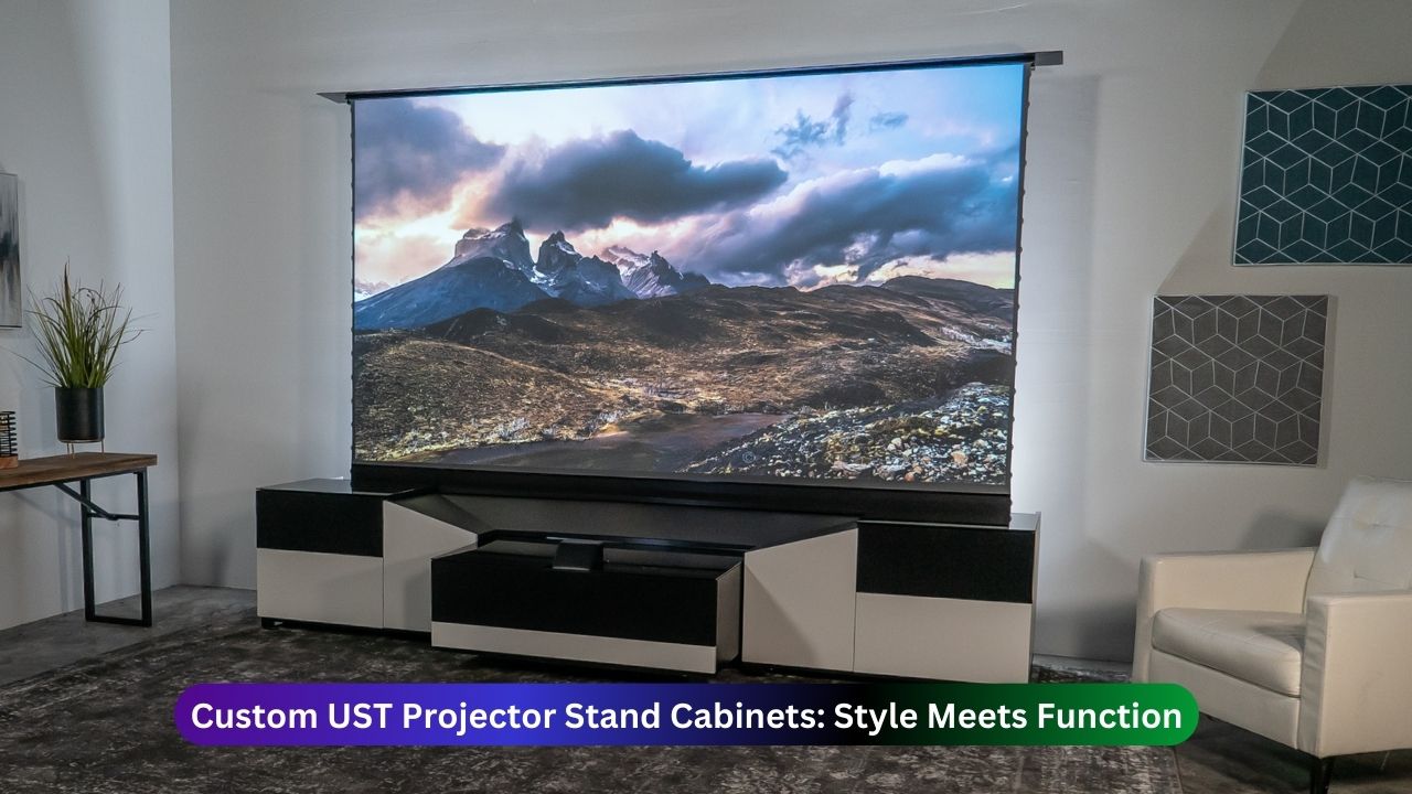 Custom UST Projector Stand Cabinets Style Meets Function