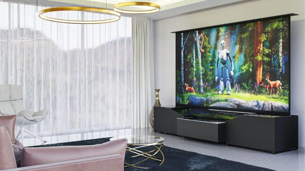 5 Best Floor Projector Screen Cabinets for Home Theaters 2 5 Best Floor Projector Screen Cabinets for Home Theaters
