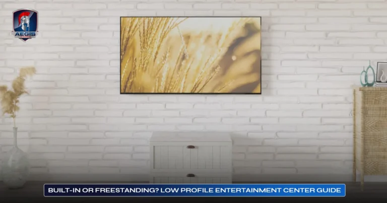 Built-In or Freestanding? Low Profile Entertainment Center Guide 7 Built-In or Freestanding Low Profile Entertainment Center Guide