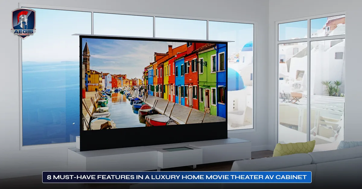Must-Have Features in a Luxury Home Movie Theater AV Cabinet