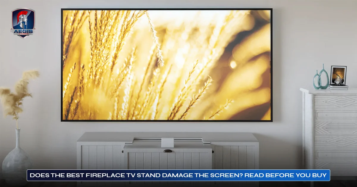 Does the Best fireplace TV stand Damage the Screen? Read Before You Buy 1 Artemis ultra short throw projector cabinet