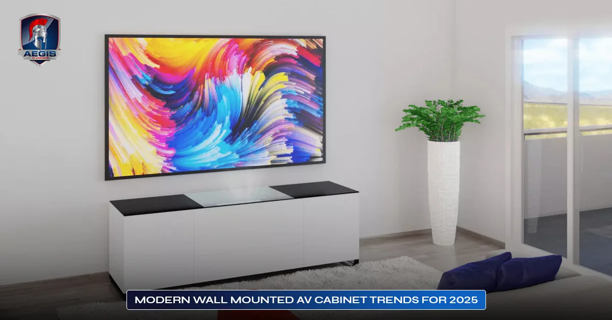 Modern Wall Mounted AV Cabinet Trends for 2025
