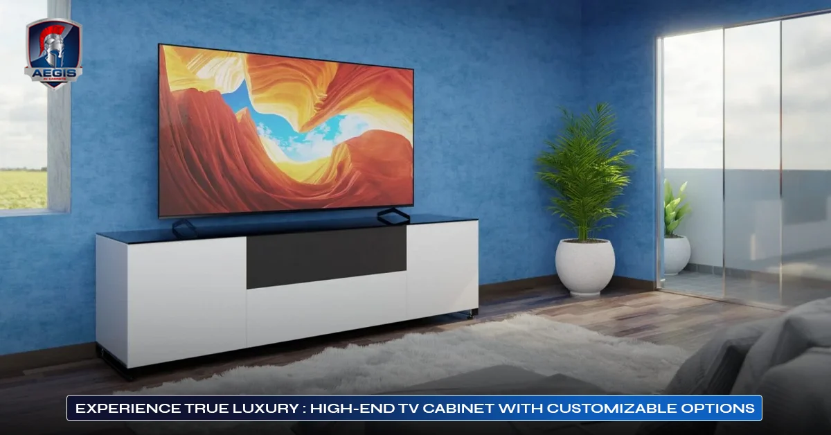 Experience True Luxury: High-end TV cabinet with customizable options 1 High-end TV cabinet with customizable options